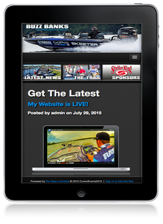 Responsive Angler Websites powered by Pro Sites Unlimited